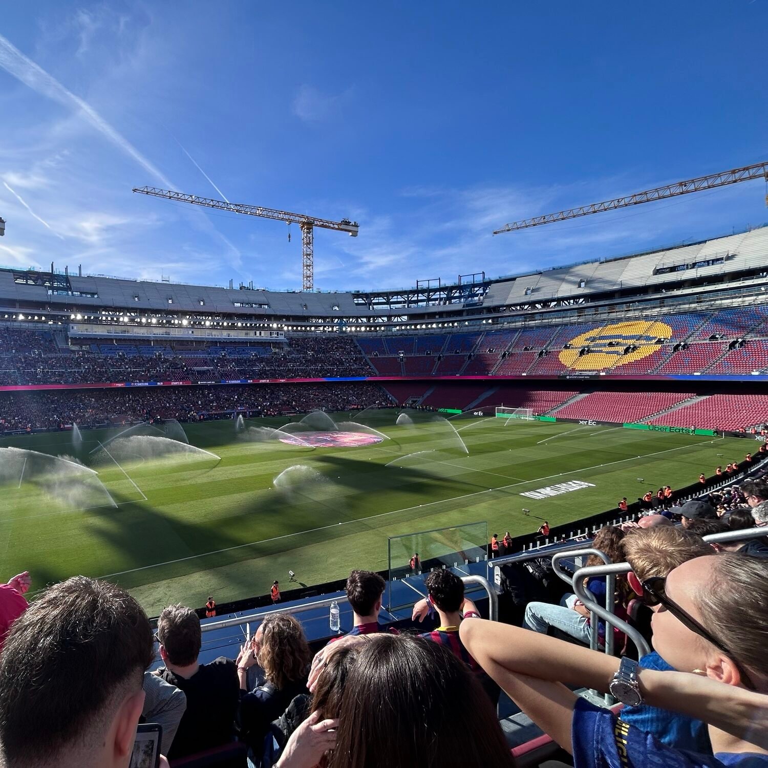 FC Barcelona match at Camp Nou stadium