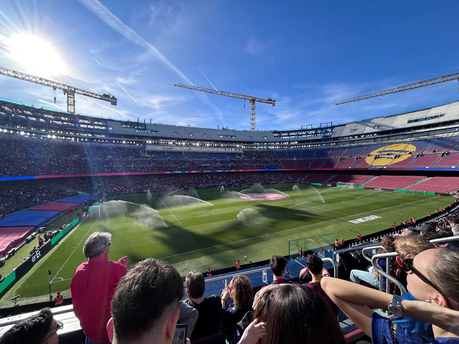FC Barcelona match at Camp Nou stadium