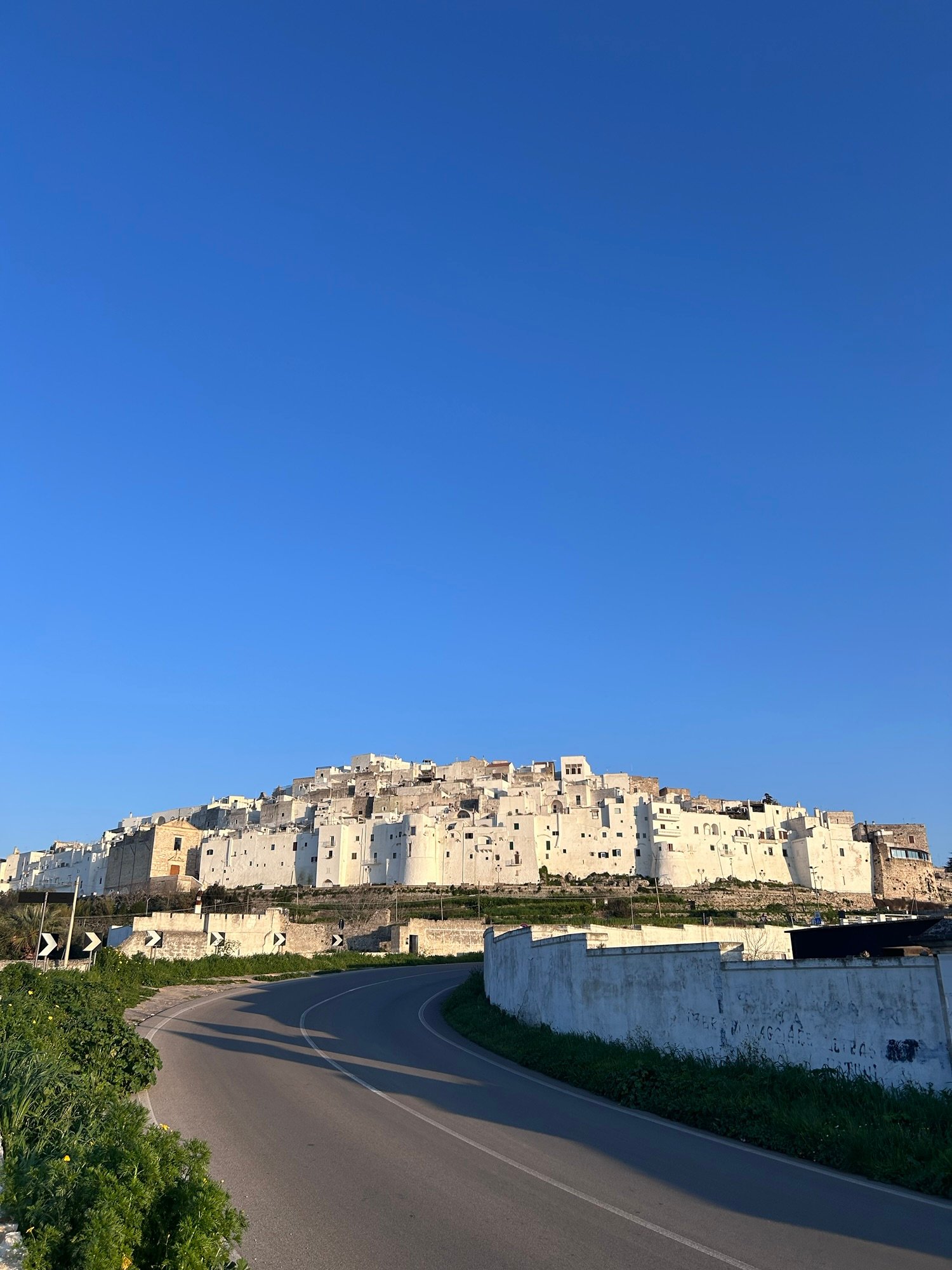 ostuni white city view puglia italy off season
