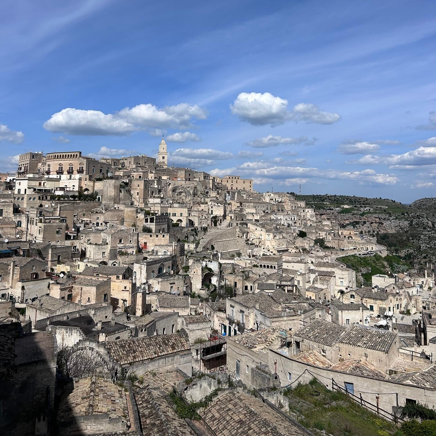 matera cave city views italy off season travel