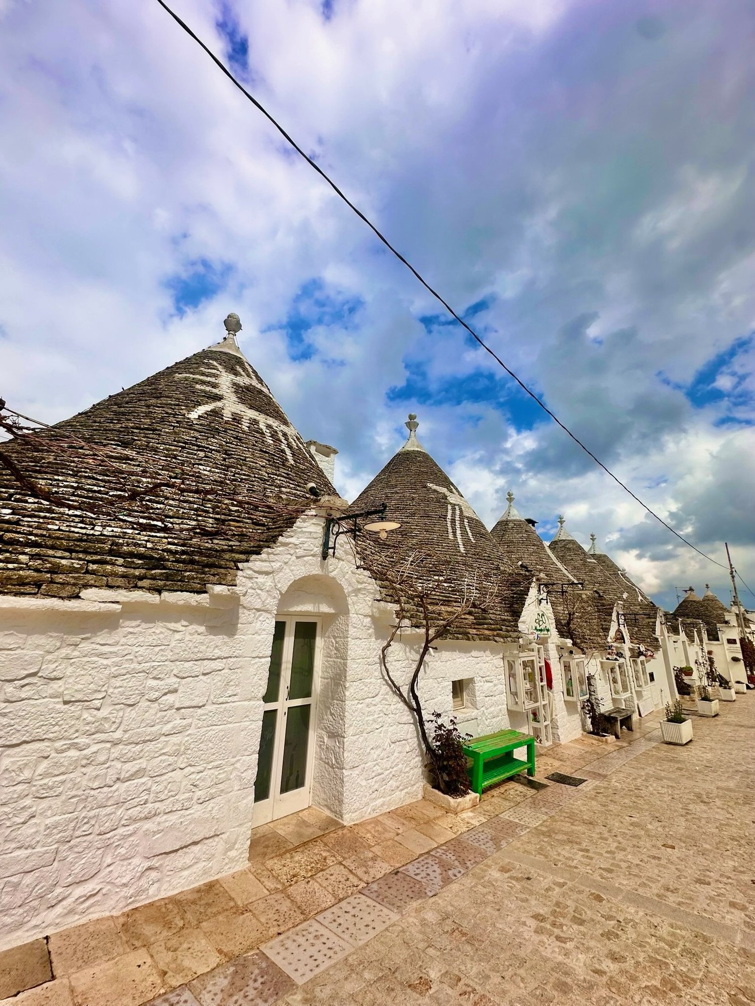 alberobello trullo houses street italy puglia  itinerary