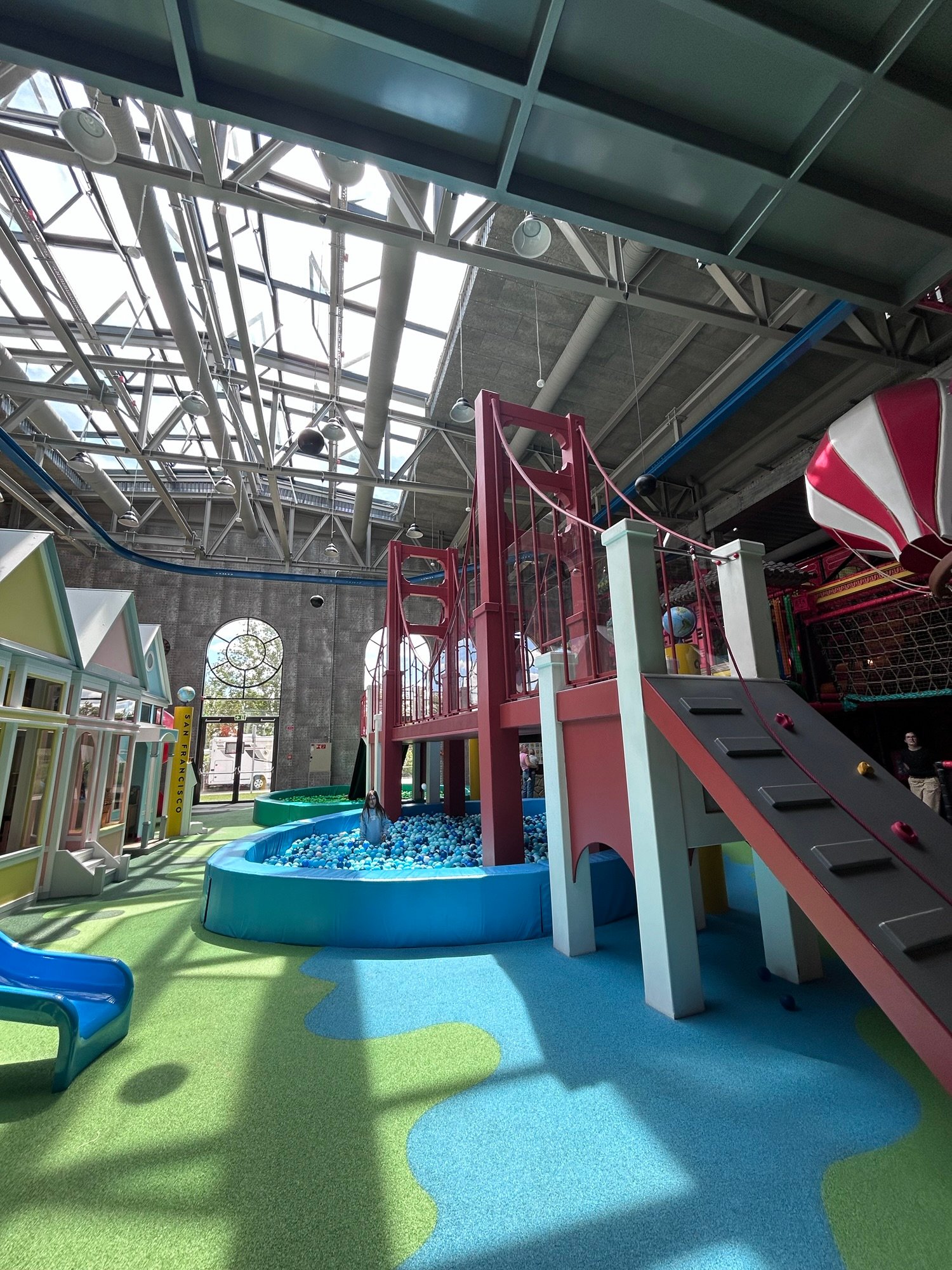 Indoor Fun Park at Mövenpick BalaLand Resort featuring climbing area, ball pit and themed play structures for children.