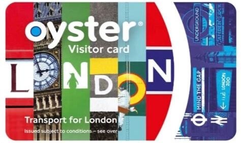 Visitor Oyster Card for London public transport