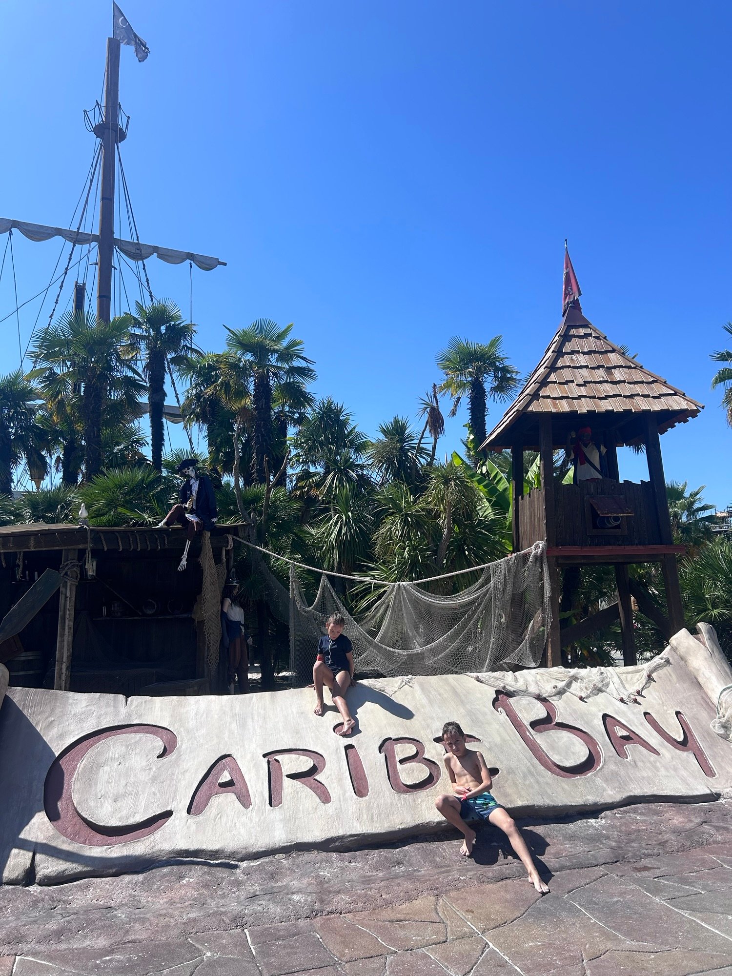 Caribe Bay water park entrance area in Jesolo Italy