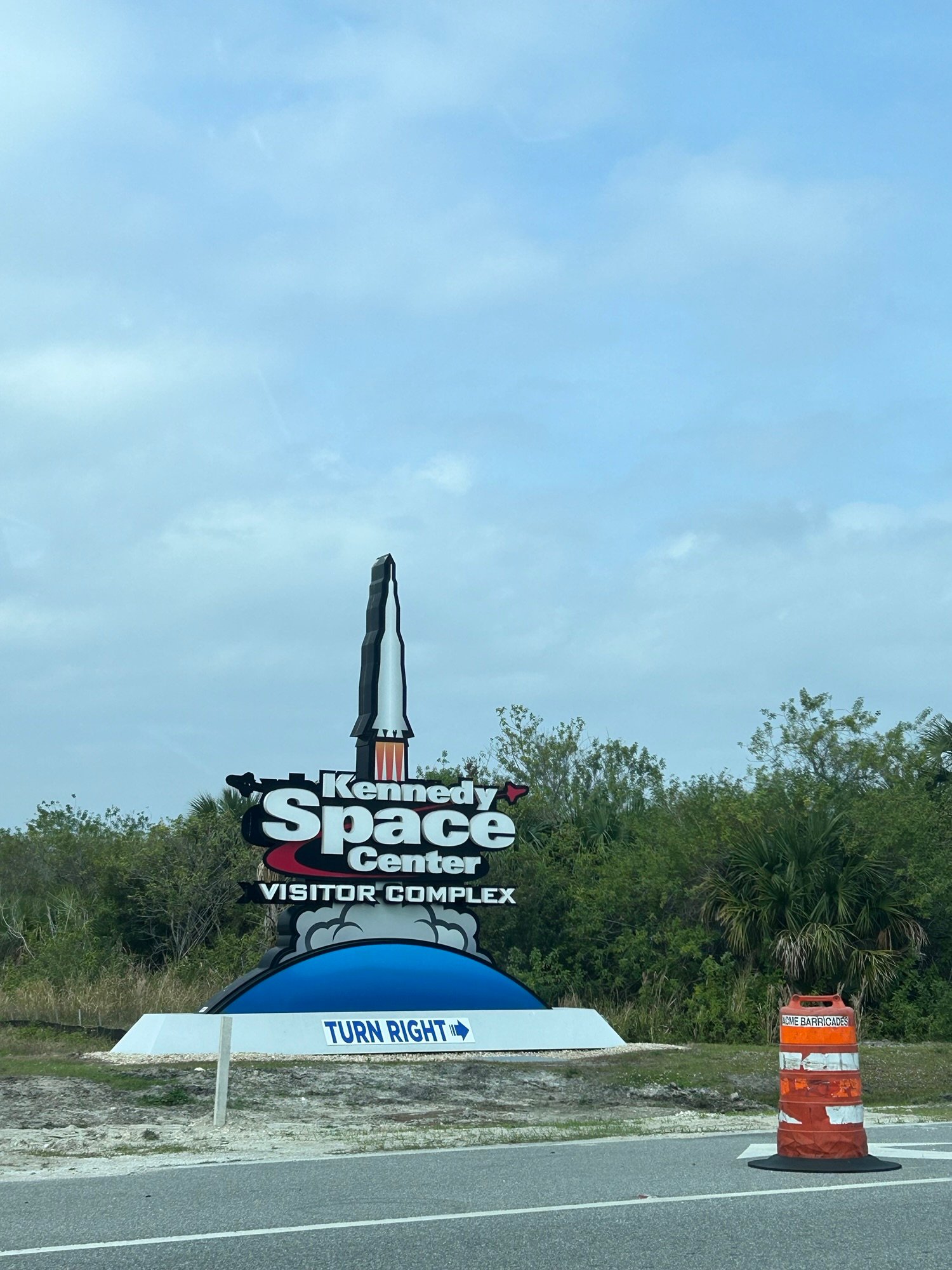Kennedy Space Center Visitor Complex entrance